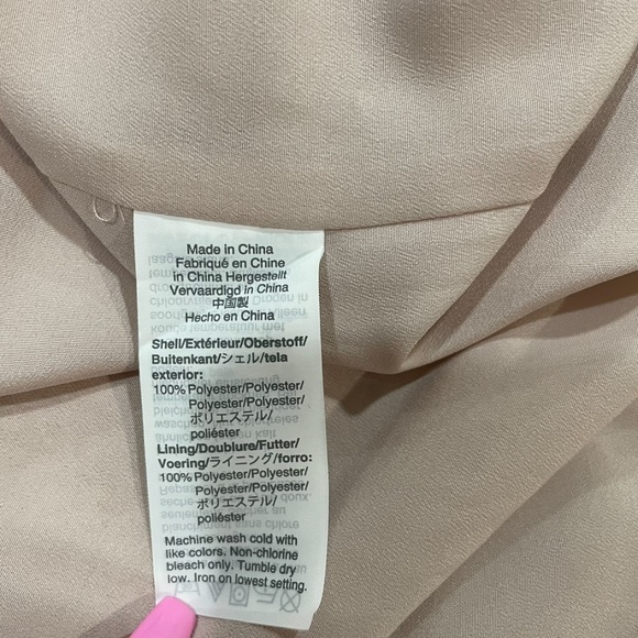 J.Crew Factory Women'sSleeveless Light Baby Pink Printed Tiered Midi Dress Sz14 - Picture 11 of 12